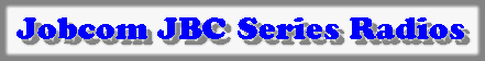 Jobcom JBC Series Radios